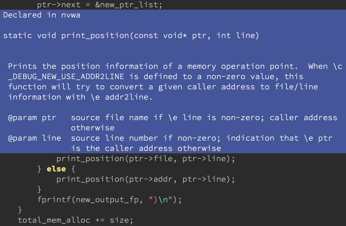 YCM 的自动浮动提示 Fig13.5